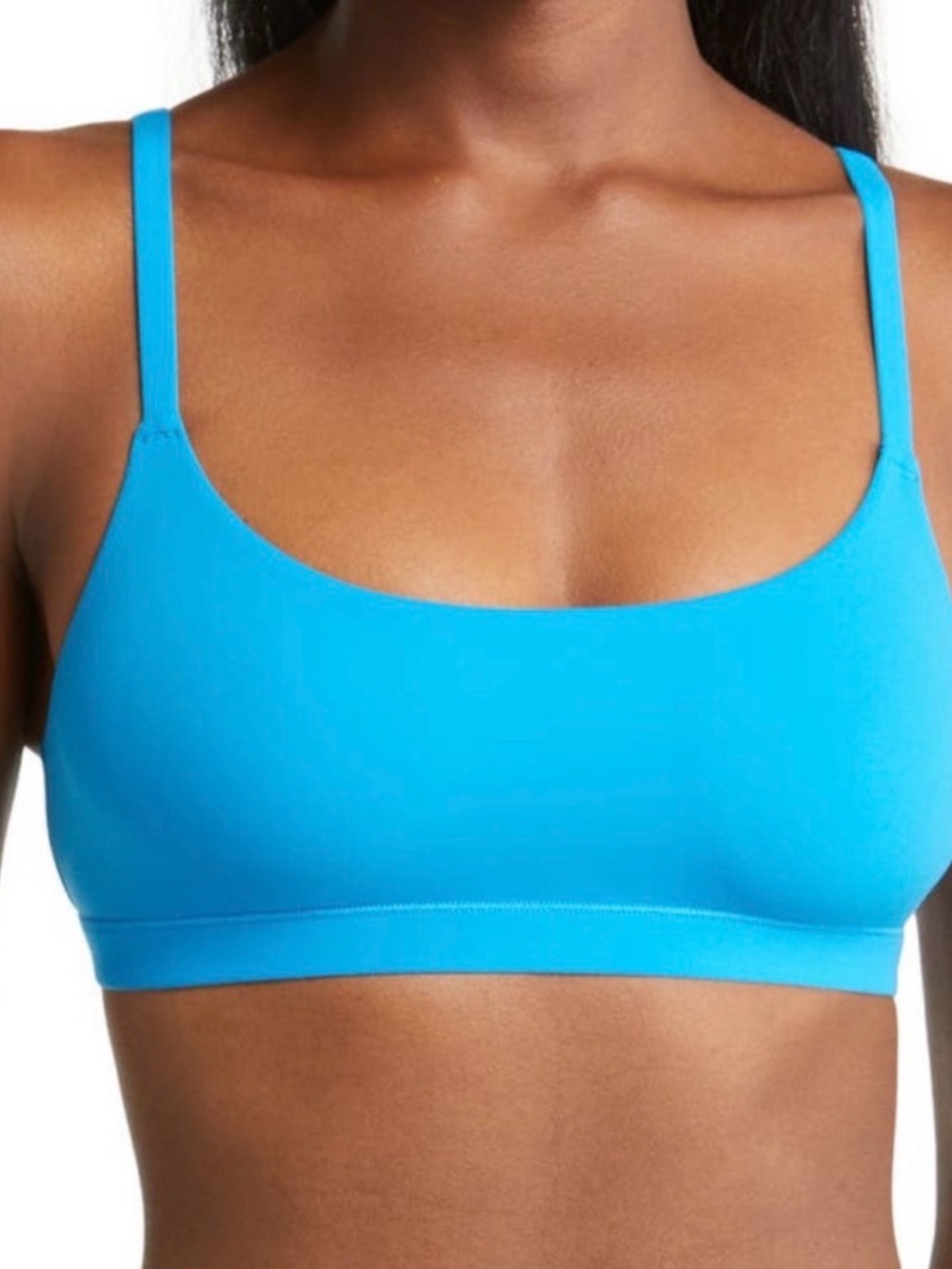 SKIMS Scoop Bralette in Mykonos Turquoise